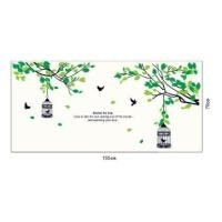 ราคา สติ๊กเกอร์ติดผนัง ลายนก ลายดอกไม้ สติ๊กเกอร์ตกแต่งผนัง ตกแต่งบ้าน ตกแต่งห้อง ติดเองได้ง่าย วอลเปเปอร์ Wall Sticker Home Decor (4751798332)