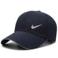 ราคา มีในสต็อก หมวกกันแดดสำหรับผู้ชายและผู้หญิงแฟชั่นฤดูร้อนคู่หมวกกีฬาลำลองใหม่หมวกเบสบอลแห้งเร็วหมวกรีบาวน์ระบายอากาศหมวกวิ่งกลางแจ้งของแท้ Nikeหมวก (13468667496)