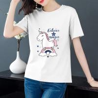 ราคา So Fashion เสื้อผ้าแฟชั่นเสื้อยืดยูนิคอร์นเสื้อผ้าผู้หญิงเสื้อเชิ้ตเสื้อยืดคอกลม เตรียมจัดส่ง (8314288595)