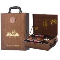 ราคา พร้อมส่งกล่องไวน์แดงคู่บรรจุ2กล่องบรรจุไวน์แดงกล่องของขวัญใส่ไวน์แดง6กล่องใส่ไวน์แดงใช้ได้ทั่วไป (16932919884)