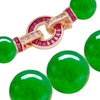 ราคา 100 หยกแท้ สร้อยคอหยกแท้ หยกเจไดJadeite Type A 39เม็ด 108เม็ด ตะขอคริสตัลสีแดงหรูหรา เงินแท้92 5 พร้อมกล่อง (14835733912)