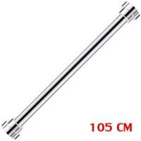 ราคา ราวสแตนเลส 304 ไร้สนิม ราวม่านห้องน้ำ ปรับขนาดได้ตั้งแต่ 85 260 ซม ยืดหดได้ไม่ต้องเจาะผนัง (7766476141)