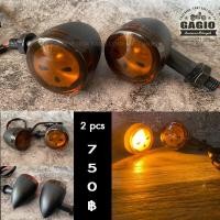 ราคา ไฟเลี้ยวแต่งฝาลายกระโหลกสีดำ สำหรับมอเตอร์ไซค์สไตล์ วินเทจ คลาสสิค คาเฟ่ เรโทร บอบเบอร์ HD อื่นๆ (15624460249)