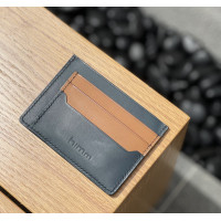 ราคา Card holder กระเป๋าใส่นามบัตร หนังแท้ ใส่การ์ดได้หลายใบ (20572126098)