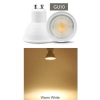ราคา Huazu Dimmable GU10 COB LED Spotlight 7W MR16 GU5 3หลอดไฟ220V 240V โคมไฟสีขาว Cool White 6000K 6500K Warm White 2700K 3200K โคมไฟ Ultra Bright ประหยัดพลังงานสำหรับ Home Office ไฟในร่ม (16699668548)