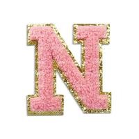 ราคา GJ56 ตัวรีดติดเสื้อเสื้อผ้าสีชมพูปักเหล็กบนเสื้อผ้าตัวอักษรภาษาอังกฤษสำหรับกระเป๋าเสื้อผ้าแจ็คเก็ตผ้าขนหนูอุปกรณ์เสริมการปะติดเสื้อผ้าแผ่นผ้าปะติด (17077802818)