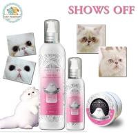 ราคา น้ำยาเช็ดตาและแป้งลดคราบน้ำตาสำหรับสุนัขและแมว ลบคราบเหลือง รักษารอบตาอักเสบ SHOWS OFF (18318518340)