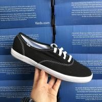 ราคา ยี่ห้อ Keds สต็อกสีพื้นต่ำส้นแบนรองเท้าสีขาวรองเท้าผ้าใบหนังรุ่นเดียวกับเจิ้งซิ่วเจิ้งสไตล์เกาหลี (19233444098)
