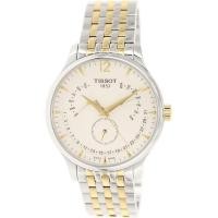 ราคา Karnvera ShopTissot นาฬิกาข้อมือผู้ชาย Silver Stainless Steel Swiss Quartz Watch tradition T063 637 22 037 00 (8476764)