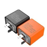 ราคา รีเลย์ไฟเลี้ยวซิ่ง รีเลย์ไฟเลี้ยวแต่ง รีเลย์ไฟเลี้ยวปรับได้ 12Vสามารถปรับจังหวะให้กระพริบเร็วขึ้นหรือช้าลงได้ (19546555675)