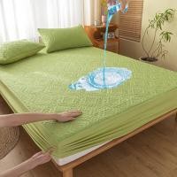 ราคา สีทึบผ้าปูที่นอนกันน้ำขนาดควีนไซส์ คิงส์ที่คลุมเตียงเดี่ยวผ้าคลุมที่นอนกันน้ำผ้าปูที่นอน90X200ซม 120X200ซม 140X200ซม 150X200ซม 160X200ซม 180X200 220x200cm (18489340347)