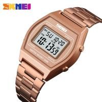 ราคา แบรนด์SKMEIนาฬิกาStore SKMEIแฟชั่นสำหรับผู้หญิงนาฬิกาสแตนเลสสตีลธรรมดานาฬิกาผู้หญิงกันน้ำนาฬิกาข้อมือนาฬิกาผู้หญิง1328 (5012564321)