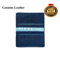 ราคา กระเป๋าธนบัตร Genuine Stingray Wallet กระเป๋าสตางค์เกรด A ลายปลาหนาม หนังปลากระเบน กระเป๋าใบสั้น พับสั้น สีกรม ใส่บัตรการ์ด ธนบัตร เหรียญ รูปภาพ (14554780591)
