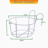 ราคา Jai Dee ตะกร้าเหล็ก ที่แขวนกระถางต้นไม้แบบเหล็ก กระถางแขวนผนัง flower stand (15760462015)
