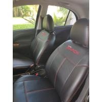 ราคา Nissan March นิสสัน มาร์ช ชุดหุ้มเบาะสวมทับเข้ารูปตรงรุ่นเต็มคัน หนังเทียมเกรดพรีเมี่ยม กันน้ำไม่อมฝุ่น ไม่สะสมเชื้อโรคเหมือนเบาะผ้า (14567397546)