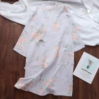 ราคา ชุดคลุมนอนผ้าสาลูสองชั้นผ้าฝ้ายแท้สำหรับคู่รักชุดกิโมโนสไตล์ญี่ปุ่นสำหรับผู้หญิงเสื้อคลุมอาบน้ำกระโปรงนอนแบบยาวคาร์ดิแกนสไตล์ญี่ปุ่นเสื้อคลุมอาบน้ำผ้าฝ้ายล้วนสำหรับผู้ชาย (7084882952)