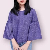 ราคา เสื้อผ้าฝ้ายเชียงใหม่ แขนกระดิ่ง ใส่ทำงาน ฟรีไซส์ (20230716668)