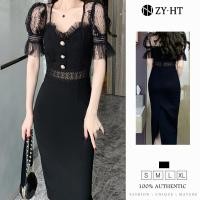 ราคา ZY HT EraVogue เดรสผู้หญิง เดรสสีดำ เดรสเข้ารูป เดรสยาวพอดีเข่า เดรสเซ็กซี่ เดรสเกาหลี เดรสออกงาน เดรสเซ็กซี่ เดรสเกาหลี ชุดออกงาน 4027 (8791447313)