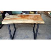 ราคา PradooSiamFurniture โต๊ะทำงาน ก40 55xย100cm โต๊ะไม้จริง โต๊ะกินข้าว โต๊ะรับแขก ไม้ธรรมชาติ โต๊ะวางของ โต๊ะกาแฟ โต๊ะไม้ Loft โต๊ะล๊อฟท์ โต๊ะคอม ขาเหล็ก (2526878474)