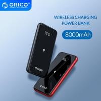 ราคา ORICO Wireless Power Bank 8000mAh Wireless Powerbank for iphone 11 Pro Max 12 Mini Mobile Phone Portable External Battery (19548496322)