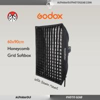 ราคา Godox SB GUSW SB GUSW 60x90cm Rectangular Softbox with Grid ทรงสี่เหลี่ยม พร้อมแผ่นกรอง 2ชั้น และกริดรังผึ้ง ขนาด60 90cm แบบBowens Mount ALPHAWOLF (3453918821)