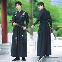 ราคา ชุดฮั่นฝูจอมยุทธจอมยุทธชายไซส์ใหญ่สไตล์เว่ยจิ้นชุดโบราณฮั่นฝูสไตล์จีนลุคนางฟ้าสไตล์จีนชุดประจำชั้นนักเรียน (20250081336)