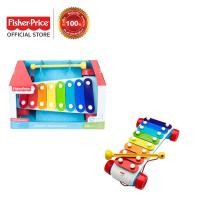 ราคา Fisher Price Classic Xylophone Colorful Musical Pull Toy ฟิชเชอร์ไพรซ์ คลาสสิกไซโลโฟน มีล้อลากจูง CMY09 (18571183705)
