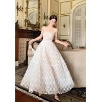 ราคา เดรสสายเดี่ยวตัวยาวสีขาวงานลูกไม้ฉลุกระโปรงบาน เรียบ หรู ดูแพง รุ่นนี้ร้านแนะนำมากๆค่า (19467939734)