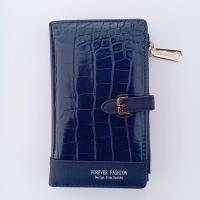 ราคา กระเป๋าสตางค์ใบกลาง Nattha สองพับ หนังPUอัดลายจรเข้ รุ่น E9012 (20962907254)
