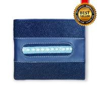 ราคา ร้านใหม่ กระเป๋ากปลากระเบน กระเป๋าตังค์หนังปลากระเบน แบบคาดหนาม Stingray Wallet กระเป๋าหนังปลากระเบนแท้ แถมกล่อง (15619467450)