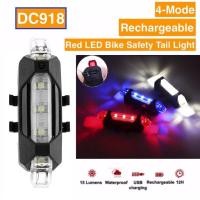 ราคา QIAOYUE ไฟท้ายจักรยาน LED ชาร์จ USB ได้ไฟท้ายรถจักรยานจักรยานกันน้ำขี่จักรยานไฟสัญญาณเตือน (7747163495)