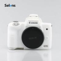 ราคา Selens กล้องซิลิโคนสติ๊กเกอร์แปะกันชนเคสผิวสำหรับ Canon Eos M50 (440617874)