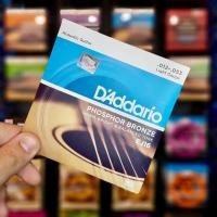 ราคา ของแท้ สายกีต้าร์โปร่ง DAddario EJ ACOUSTIC GUITAR STRINGS แดดดาริโอ้ Phosphor Bronze สายทองแดง EJ15 EJ26 EJ16 (11852353423)