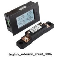ราคา diymore DC6 200V 20A 50A 100A Watt meter Volt Meter มิเตอร์ วัดไฟ แสดงค่า Power วัตต์ความแม่นยำสูงโวลต์มิเตอร์แบบมัลติฟังก์ชั่นเครื่องทดสอบหน้าจอแอลซีดีแบบ (19676306750)