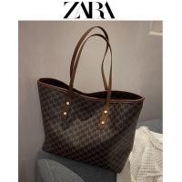 ราคา ZARAˉ ZaraRatio กระเป๋าถือผู้หญิง2022ฤดูใบไม้ร่วงความจุสูงพิมพ์ลายกระเป๋าโท้ทกระเป๋าถือสะพายไหล่ข้างเดียวโจ๊กเกอร์ถุงขนาดใหญ่สัญญา (17129915596)