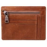 ราคา Leather Card Holder Multi Card ID Card Holder Card Holder Purse Multifunctional Zipper Small Wallet (20128762752)