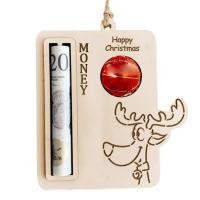 ราคา Money Holder Christmas Tree Ornament Handmade Money Holder Money Holder Decor Blessings Can Be Written On The Back unusual (20643825285)