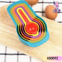 ราคา ชุดช้อนตวง 6ขนาด ถ้วยตวง ช้อนตวงทำขนม อุปกรณ์ทำขนม (17967591955)