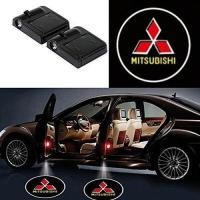 ราคา 2Pcs Led Car Door Welcome Light Laser Universal Car Universal Shadow Led Projector Wireless Universal Car Welcome Door Car Styling for Mitsubishi RALLIART LANCER ASX OUTLANDER GALANT GRANDIS Colt Plus
