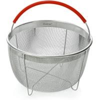 ราคา ตระกร้านึ่งอบแสตนเลสสำหรับ Instant Pot รุ่น Mini Duo30 Original Salbree Steamer Basket for 3qt Instant Pot Accessories ของแท้ USA Imported Stainless Steel Strainer and Insert fits IP Instant Pot Insta