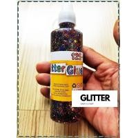 ราคา ขวดใหญ่ ขนาด 125 ml กาวกาวเพชรชนิดละเอียด แน่นเต็มขวด DIY Glitter Glue Paint กาวกากเพชร งานศิลปะ Glitter Sparkle Glue กาวชนิดผสมกากเพชร (5198966084)