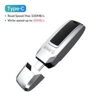 ราคา ORICO USB 3 0 100เมกะไบต์ วินาที USB Flash Drive 64GB โลหะหนัง Drive Type C 256GB 128GB 64GB 32GB USB Stick Pendrive (16460312548)