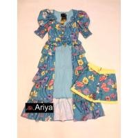 ราคา Ariya พร้อมส่ง 2XL ชุดเซต set กางเกง เสื้อตัวยาว ลายดอก (16748069391)