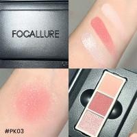 ราคา FOCALLURE Pro palette DIY Eyeshadow Expert 6 Textures High Pigment Soft Smooth Easy To Blend Long lasting Non patchy (20620568700)