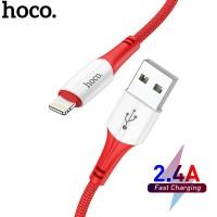 ราคา HOCO สายชาร์จโทรศัพท์ iPhoneสายชาร์จ2022 USB ของแท้ X70สำหรับ iPhone 12 11 Pro Max X XR XS 8 7 6S 2 4A สายชาร์จสำหรับ iPhone สายชาร์จ USB สายเคเบิลโทรศัพท์มือถือ (12073991797)