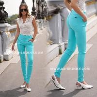 ราคา AB Skinny สีเขียวมินท์ ของแท้ จากเพจดัง 300000 Like กางเกง AB สกินนี่ยีนส์ ผู้หญิง (11363984344)