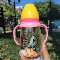 ราคา ขวดนม ขวดนมคอกว้าง PPSU สีชา 10ออนซ์ ของใหม่ (18987785543)