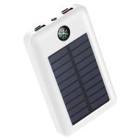 ราคา พาวเวอร์แบงค์ 20000mAh ชาร์จเร็วไฟ LCD แบตสำรองพลังงานแสงอาทิตย์แบบ Dual Output (20098595980)