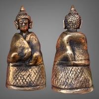 ราคา พระเชียงแสน พิมพ์ห่มคลุม เนื้อสัมฤทธิ์จำปา สูง 4 5 นิ้ว 泰国佛牌 Thai Amulets (16452940627)