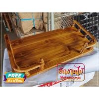 ราคา HNGM หิ้งพระไม้สัก หิ้งพระติดผนัง หิ้งพระแบบแขวน ขนาด 60 36 ซม ยาว ลึก สีเคลือบใส Buddhas shelf (9850954029)